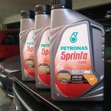 Ramai yang bertanya apakah minyak petrol terbaik di malaysia tahun 2021? Petronas Sprinta F500 10w 40 Motorcycle Engine Oil Minyak Hitam Motorbikes On Carousell