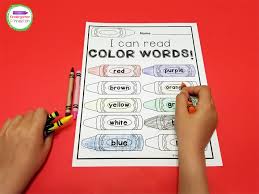 Check spelling or type a new query. Free Color Words Printables The Kindergarten Connection
