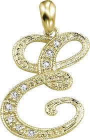 Good handcrafted font for any label design. Buy Kiara E Alphabet Design American Diamond Pendant Online Best Prices In India Rediff Shopping