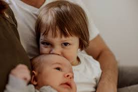 At-home Newborn with Siblings Photography