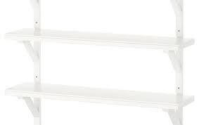 Bergshult Ramshult Wall Shelf Combination White 47 1 4x11 3 4 Ikea Wall Shelves Shelves Ikea