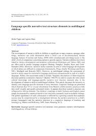 We did not find results for: Pdf Language Specific Narrative Text Structure Elements In Multilingual Children