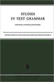 We take pride in our carefully curated collections of custom designed and sourced products from artisans around the world. Studies In Text Grammar Foundations Of Language Supplementary Series 19 Petofi J S Rieser Hannes 9789027703682 Amazon Com Books