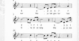 Tanda tempo ini adalah tanda tempo yang cepat yang digunakan untuk menunjukkan cepat atau lambat sebuah lagu tetapi lagu terasa sedikit atau singkat. Lagu Maju Tak Gentar Dan Not Angka