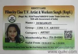 Oft marathi, free online film training in marathi. Bollywood Artist Card