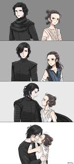Reylo Etapas Star Wars Drawings Star Wars Art Star Wars Love