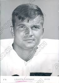1966 Rice Owls Football Player Fullback Lester Lehman Press Photo