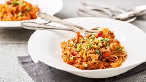 Konjak Fettuccine Mit Pilzen Und Krauter Pesto Rezept Tomaten Sauce Konjak Mittagessen Ideen Gesund
