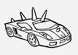 Coche De Carreras Para Colorear