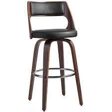 black zurich faux leather barstools set of 2 bar stools modern bar stools modern