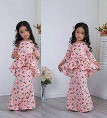 Jadi, papag try la menjahit gaun peplum yang simple je untuk anak papag. Cutescloset Baby Store And More Baju Kurung Peplum Ribbon Bow Kanak Kanak