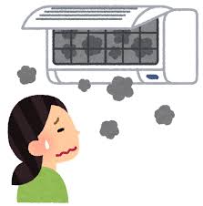 汚いエアコンのフィルターのイラスト | かわいいフリー素材集 いらすとや