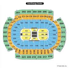 xcel energy center st paul mn seating chart view