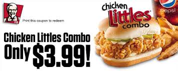 kfc chicken littles combo only 3 99