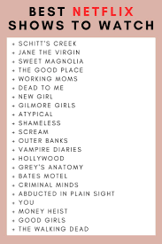 With new episodes and new series to watch on a weekly basis, it can be hard figuring out what to watch without getting lost. Camila S Top Tv Show Picks 2020 Netflix Shows To Watch Netflix Movies To Watch Best Shows On Netflix
