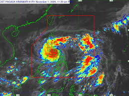 A weak tropical cyclone with a closed surface circulation. Typhoon Signal No 4 Raised Over 6 Philippine Provinces 20 Times The Land Area Of Singapore Philippines Gulf News