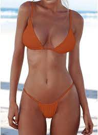 Brazilian Push Up Padded Solid Bikini Set From Suzhoudress Co Uk Best Affordable Bikinis Online Store Cheap Dis Bikini Set High Waist Solid Bikini Bikini Set
