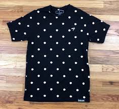 Black And White Polka Dot Short Sleeve Shirt Pink Dolphin Mens Black White Polka Dot Short Sleeve Shirt Sz L Fashion Clothing Shoes Accessories Mensclothin Black And White Man Polka Dot Shorts Shirts