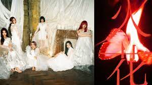 Looks like it's rocketing up the charts right now, let's get that #1 spot on melon! G I Dle Release Fiery Ep I Burn New Mv Hwaa Teen Vogue