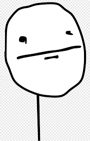 Stick Man Illustration Warframe Internet Meme Youtube Know Your Meme High Resolution Poker Face White English Face Png Pngwing