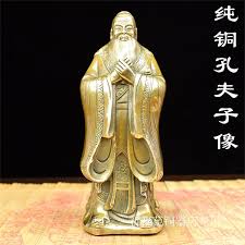 Confucius like large copper statue of Confucius bronze ornaments ...