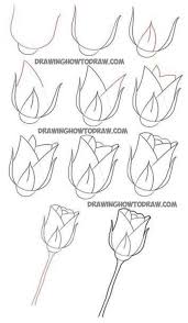 How To Draw A Rose Easy In 2020 Roses Drawing Drawings Rose Drawing Simple