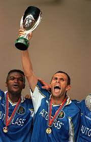 Poyet moved to real zaragoza in 1990; Happy Birthday Gus Poyet Chelsea Football Club Facebook