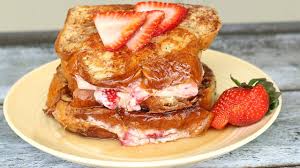 I love a classic french toast recipe, but this cream cheese strawberry stuffed french toast brings it up a notch. Strawberry Cheesecake Stuffed French Toast Youtube