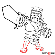 Check spelling or type a new query. How To Draw Barbarian King From Coc Sketchok Easy Drawing Guides