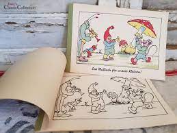 Our first one is a coloring book about happiness. 1948s Coloring Books Unused The Coloring Book For Our Little Ones Vintage German