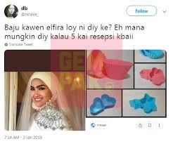 Majlis resepsi elfira loy & faris 5 januari 2019 di picc putrajaya. Majlis Pernikahan Elfira Loy Pelamin Floria Kolar Baju Cawan Cupcake Kreatif Betul Netizen Ni Gempak