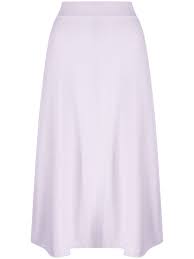Skirt with a beautiful pattern. Extreme Cashmere A Line Knitted Skirt Purple Milanstyle Com