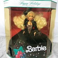 Pin By Celeste Cooke On Holiday Barbie Collection In 2020 Holiday Barbie Holiday Barbie Collection Happy Holidays Barbie