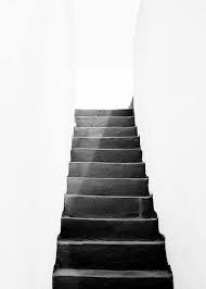 Black And White Stairs Poster Black And White Stairs White Stairs Black And White Picture Wall