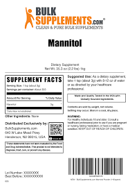 Image result for Mannitol