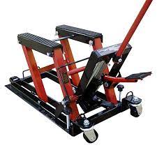 Amazon Com Vivohome Steel Hydraulic Motorcycle Atv Lift Jack Hoist Stand 1500 Lbs Garden Outdoor Jack Stands Motorcycle Lift Table Hydraulic