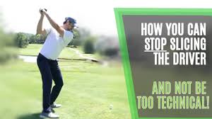 How to fix slice with driver. How To Stop A Slice With The Driver Simple Golf Tips That Are Not Technical Youtube