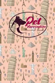 Pet Vaccination Record Book Horse Vaccination Chart
