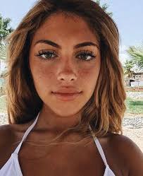 Freckles Blonde Brown Hair Tanned Makeup Sunkissed Makeup Natural Makeup For Brown Eyes