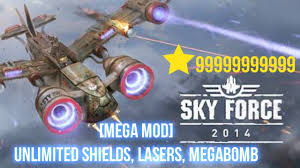 Sky Force 2014 V 1 41 Mega Mod Apk Obb Android Mod Game Youtube