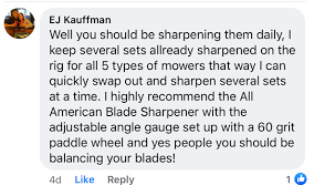 Most people prefer sharpening the blades once or twice a year, depending on the number of sessions and how long the sessions take. How How Often Should You Sharpen Your Lawn Mower Blades Does It Even