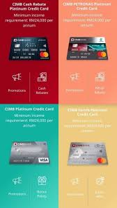 Shop with the cimb preferred visa platinum credit card and get cash rebates up to 1%. Facebook