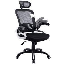 Cherry Tree Furniture Mesh High Back Extra Padded Swivel Office Chair With Head Support Adjustable Arms Black Buy Online In Aruba At Aruba Desertcart Com Productid 48630501