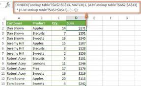 The Index Match To Look Up With Multiple Criteria In Excel Excel Tutorials Excel Microsoft Excel Formulas