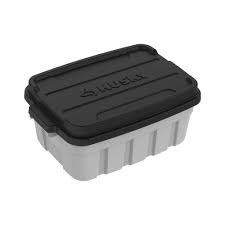 Order by 6 pm for same day shipping. Husky Heavy Duty 10 Gal Storage Bin With Lid 235596 The Home Depot Storage Bins With Lids Cheap Storage Shelves Storage Bin