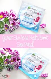 Review Garnier Skin Active Hydra Bomb Sheet Mask Berries In The Snow Garnier Skin Active Sheet Mask Skin