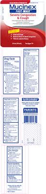 mucinex fast max severe cold liquid dosage chart best