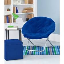 Mainstays Faux Fur Saucer Chair Multiple Colors Walmart Com In 2020 Saucer Chairs Chair Portable Furniture