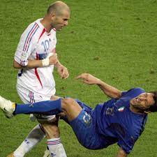 However, the glorious finale was marred by the zidane red card vs italy which took place in berlin. World Cup Stunning Moments Zinedine Zidane S Head Butt World Cup The Guardian
