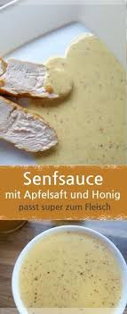 Senfsauce Mit Honig Und Apfelsaft Zubereitet Meinestube Rezept Senfsauce Apfelsaft Senfsauce Rezept
